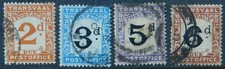Transvaal 1907 4 stamps SG D3/D6 Used Cat £49