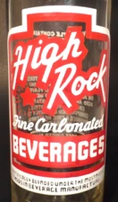 vintage ACL Soda Pop Bottle:   HIGH ROCK of BALTIMORE, MD - 16 oz ACL