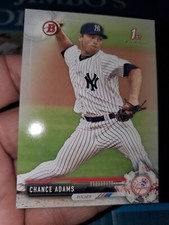 🔺️CHANCE ADAMS 2017 BOWMAN PROSPECTS#BP-31 N.Y YANKEES ROOKIE 🔥FREE SHIPPING⚾️