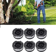 6PK Spool For BLACK+DECKER AF-100-3ZP 30ft .065" Trimmer Replacement