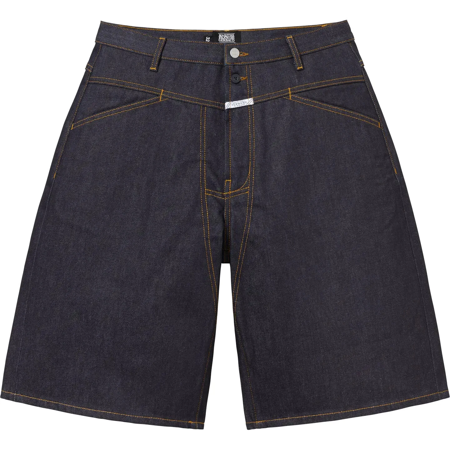 Supreme Marithe François Girbaud X Seam Baggy Denim Short Rigide Indigo