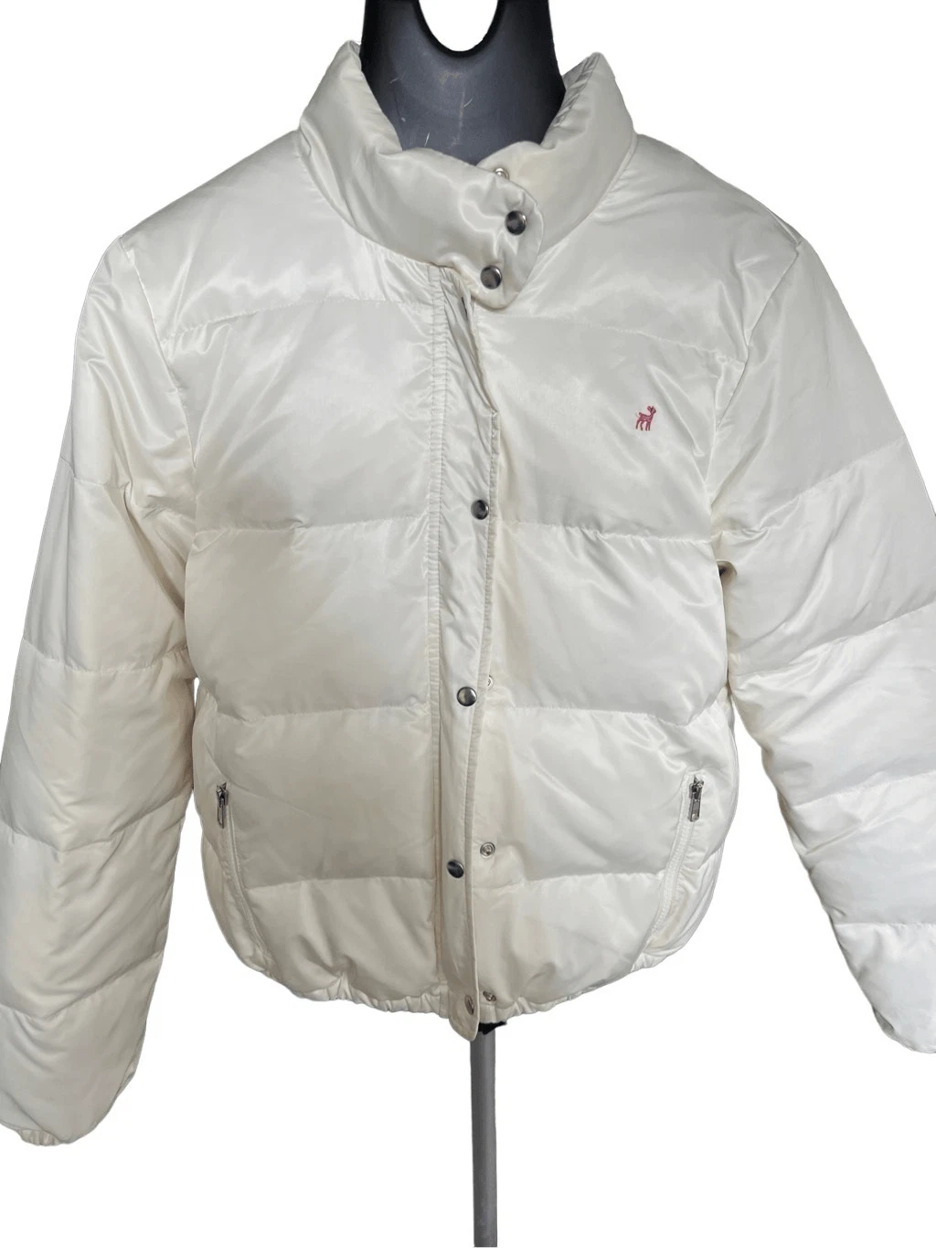 OFF WHITE Giacca tampone vecchia marina bambina grande taglia large bianca spento