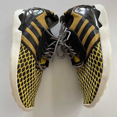 B24955] Adidas ZX 8000 Boost Mens Running Yellow/Black-Grey Sz 11