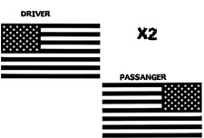 American Usa Us Flag Vinyl Decal Sticker Car Truck Window Fender Patriotic