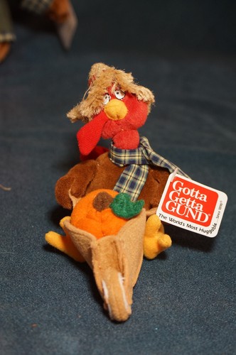 Animated GUND Stuffing Plush Turkey Stuffed Animal Thanksgiving Turkey Decor - Picture 9 of 11