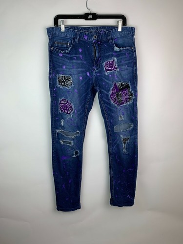 Custom Paint Bandana Distressed Calvin 