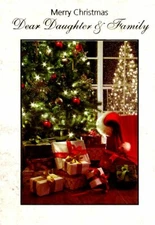Merry Christmas Dear Daughter & Family - Christmas Greeting Card - 20533