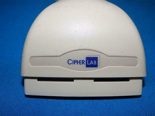 Lot 2pcs Cipher LAB 1000 Barcode Scanner w/ Missing Parts Cut Cable - Picture 9 of 10