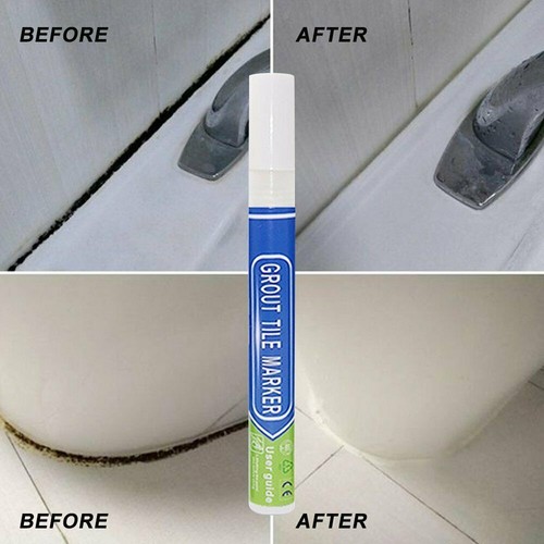 Grout Pen Tile Paint Marker: 4 COLOR - Waterproof Grout Colorant and Sealer PeCF - Picture 6 of 9
