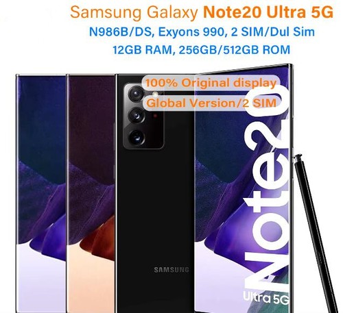 Samsung Galaxy Note20 Ultra 5G SM-N986U 128/512GB Unlocked CellPhone New Sealed - Picture 2 of 24