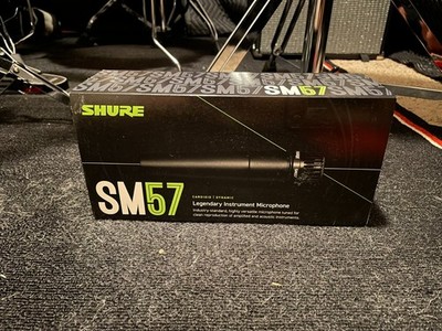 Shure SM57 Cardioid Dynamic Microphone + Pop Filter & Original Box