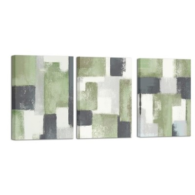 Green And Grey Wall Art Abstract Wall Decor Sage Green Pictures Prints Turquoise