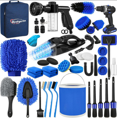 New 45PCS Car Wash Detailing Brush Kit Professional Car Care