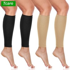 2 Pairs Compression Socks Leg Calf Foot Sleeve Travel Football Running Stockings
