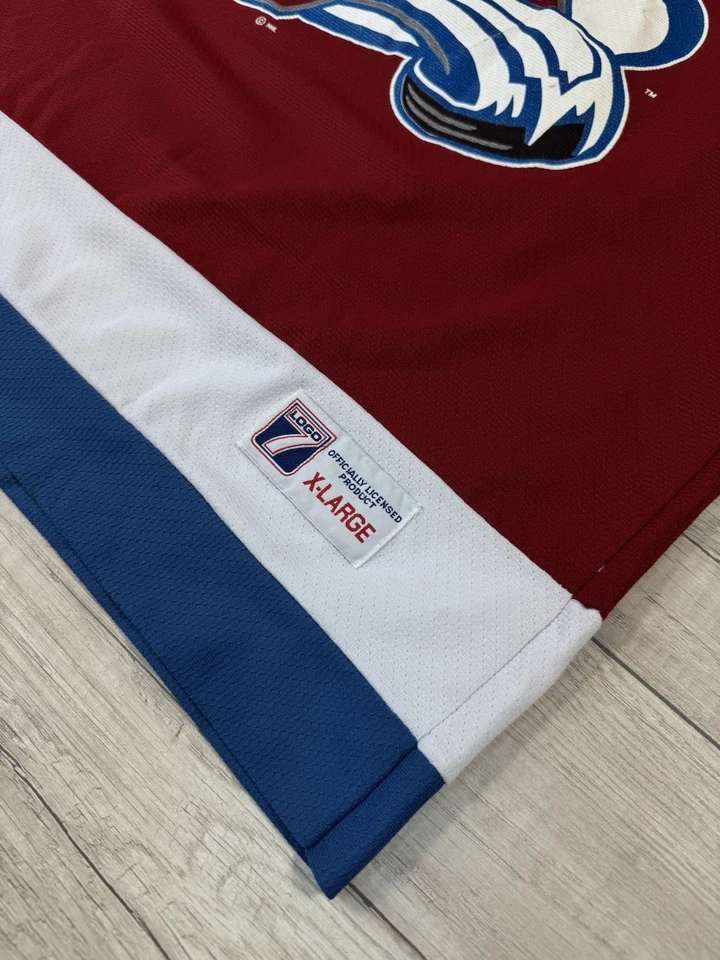 Camiseta deportiva Colorado Avalanche NHL Vintage Logo 7 #33 Patrick Roy talla XL Foto 2 de 4