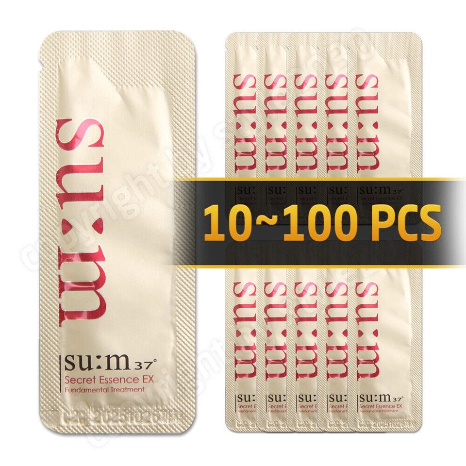 SU:M37 Secret Essence EX Fundamentalbehandlung 1ml 10~100 Stück Anti-Aging...