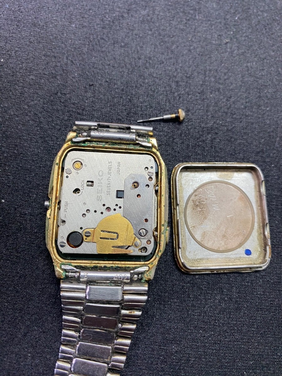 vintage 電池新品 SEIKO HYBRID H357-5000 vintage seiko H357-5000 