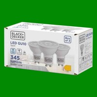 9X 3,6W (=50W) Led GU10 Tageslicht Weiß 6500K Reflektor Spot Lichtbirne Lampe