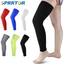 1Pcs Compression Leg Warmers Basketball Football Cycling Socks Knee