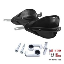 Universal Motorcycle Handlebar Protection Hand Guards Handguards Handle Black