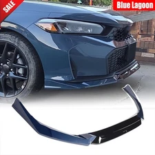 For Honda Civic 2025UP Yofer Blue Lagoon Pearl Front Bumper Lip Splitter Spoiler