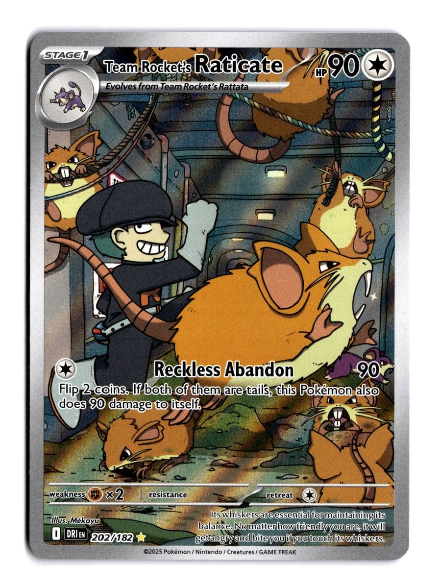 Team Rocket's Raticate Pokémon TCG Cards for sale | eBay
