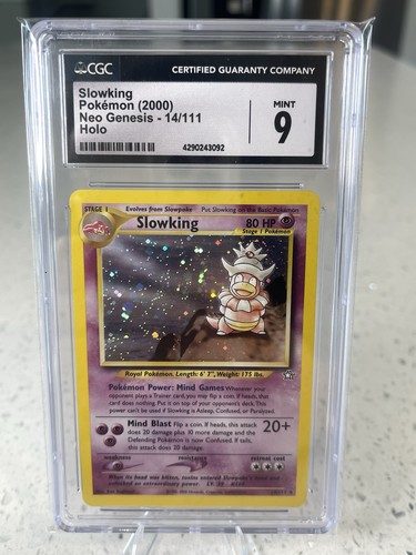 Slowking (Unlimited) graded CGC 9 for sale on eBay