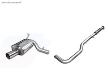 Fox Edelstahl Sportauspuff-Anlage Mitsubishi Lancer Evolution VI - Evo 6 1x100mm