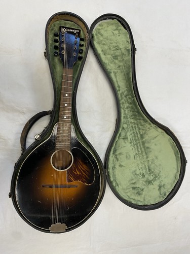 Vintage Kalamazoo Mandolin With Case