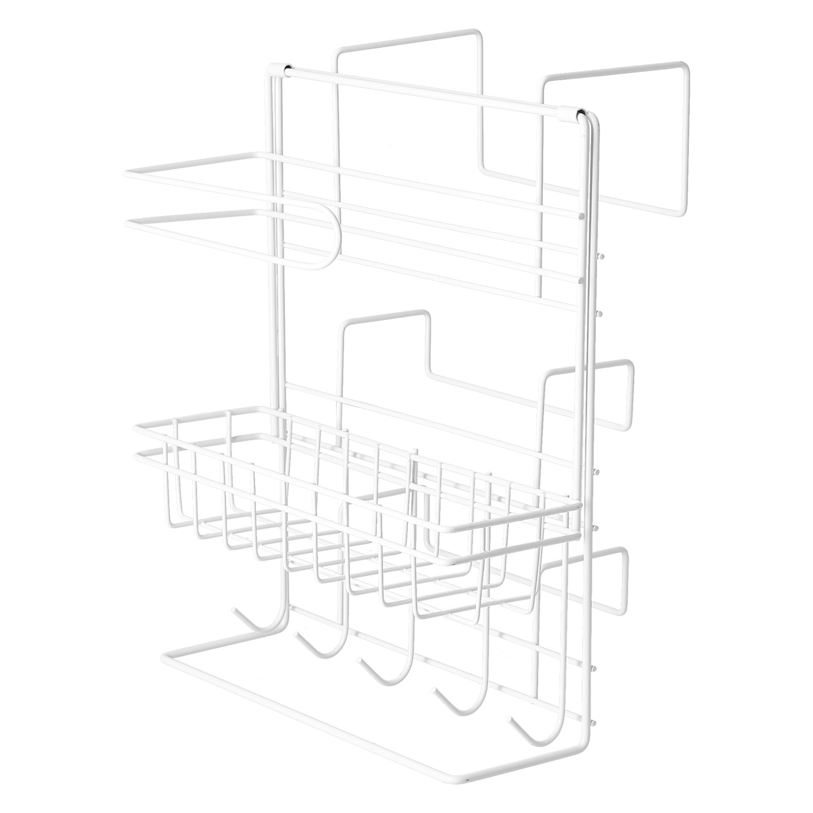 ✿ Refrigerator Storage Rack Iron Side Wall Mounted Mini Fridge H