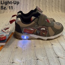 Disney Pixar Cars Lightning McQueen Tow Mater Sneakers 11 Boys Shoes Kachow 95