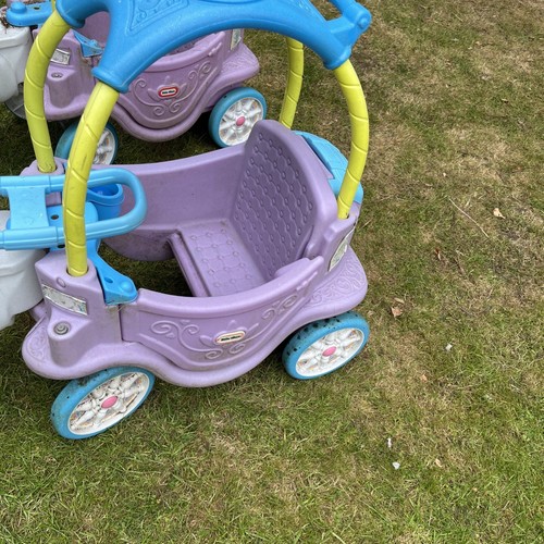 Little Tikes Magical Unicorn Horse & Carriage Collection Leeds Ride On X2 Pair - Picture 2 of 4
