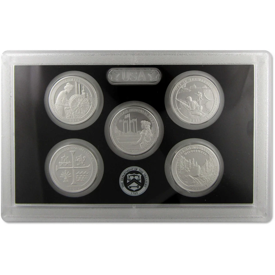 2019 Silver Proof Set U.S Mint OGP COA with 2019-W Reverse Proof Penny - Image 4 of 4