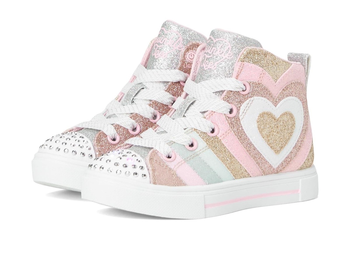 Girl's Shoes SKECHERS KIDS Twinkle Sparks - Heart Pop