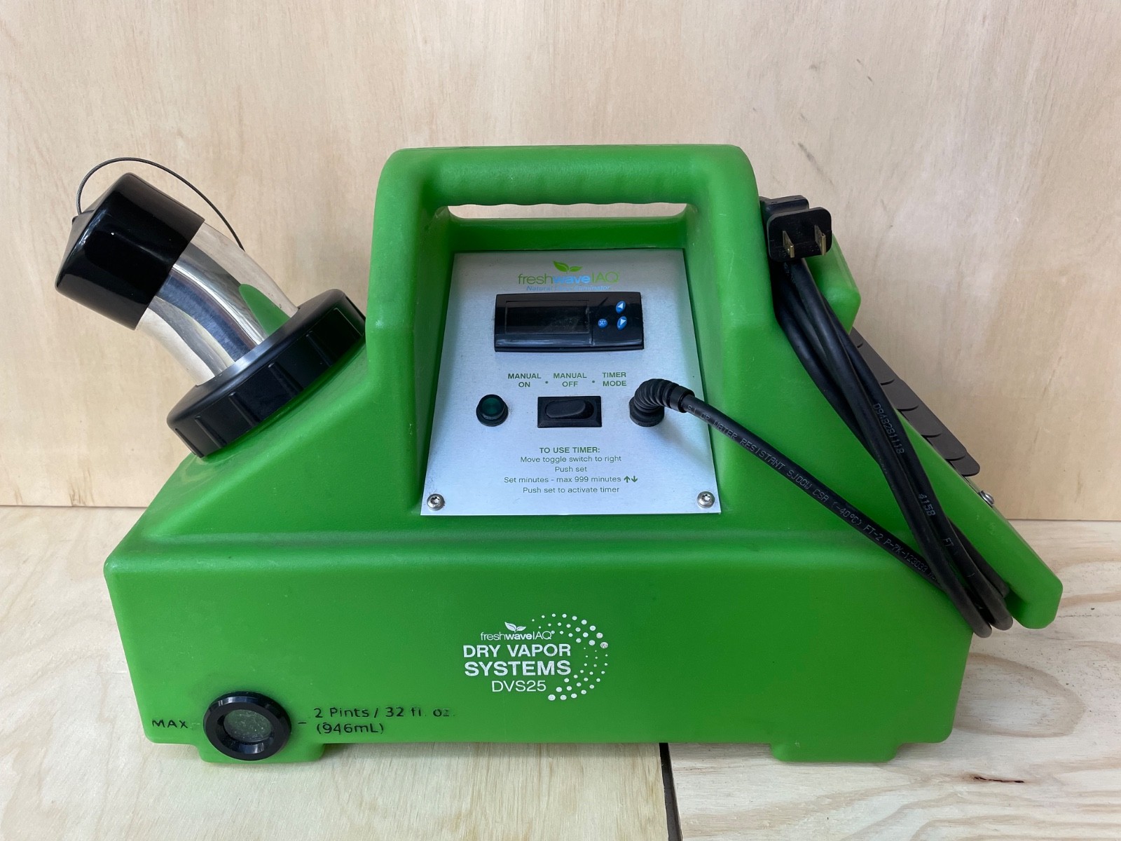 Dry Vapor Systems DVS25 Fresh Wave IAQ Handheld Dry Vapor Unit Removes Odors