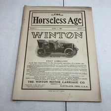 The Horseless Age - Antique Car Magazine April 5 1905 Volume 15 No. 14