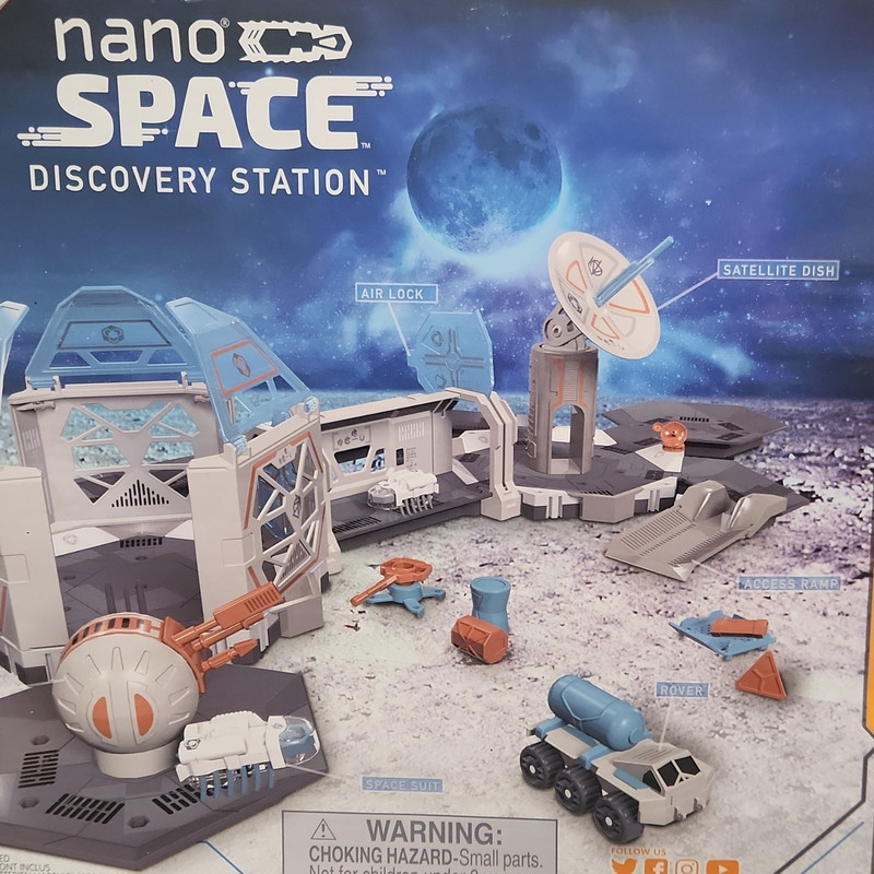 nano Space Discovery Station Space Station Playset Set Age 4+ 2022 MPN
