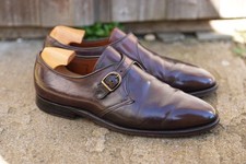 Alden Cordovan US 10.5D UK 9.5 Dark Brown Single Monk Strap
