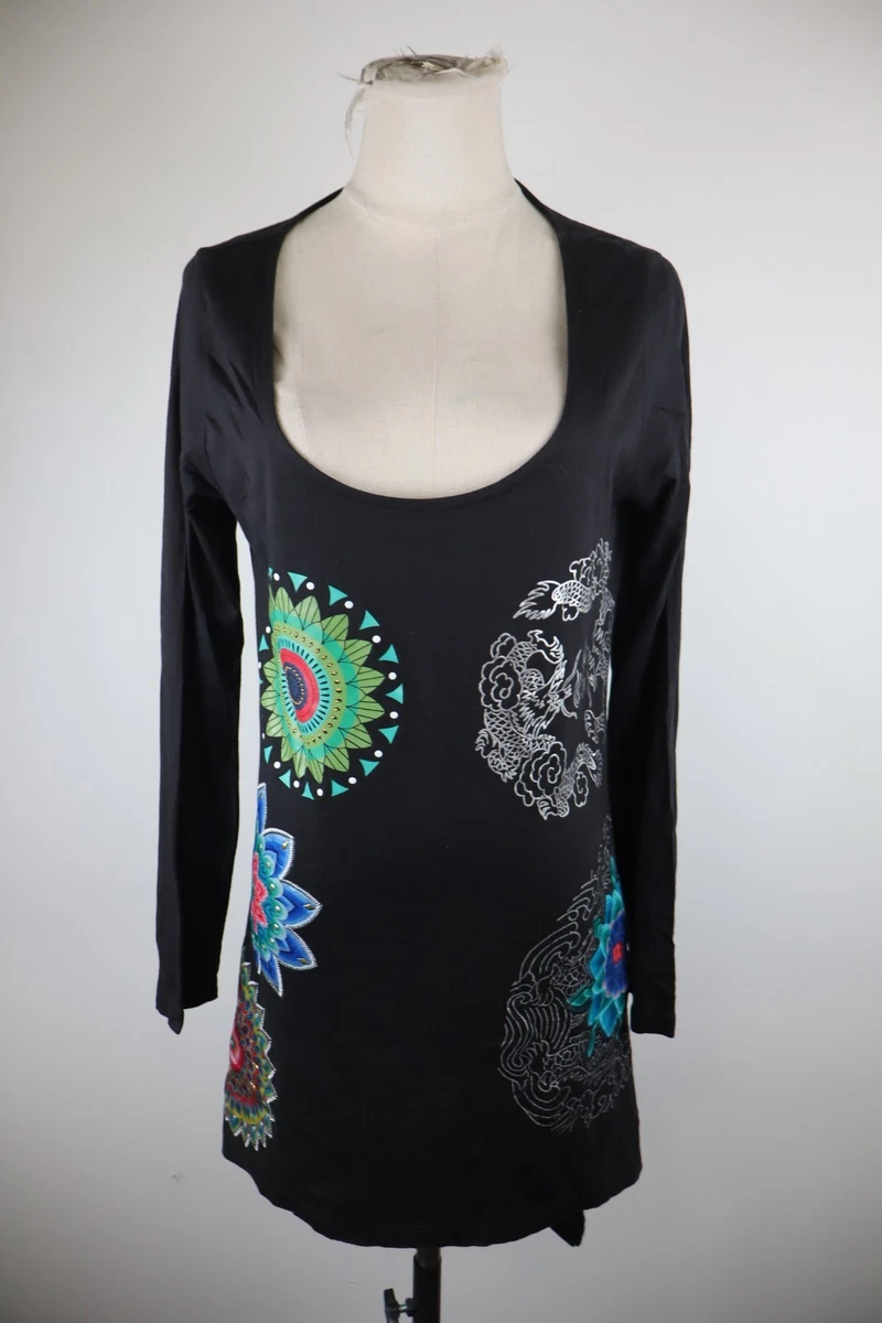 Abito Desigual Donna Maniche Lunghe - Modello Originale Colorato - 3
