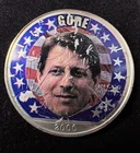 2000 Colorized Silver Eagle Coin .999 Silver Al Gore Low Reserve Fast Shipping