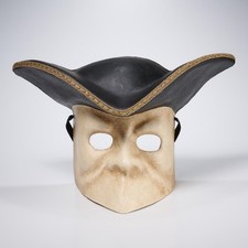 Venetian Italian Carnival Masquerade Mardi Gras Ball Pirate Tie Back Mask