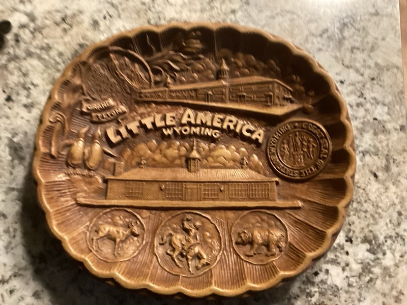 Little America Wyoming Decorative Souvenir Plate Collectible Home Décor