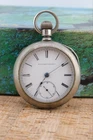 Elgin Natl Watch Co pocket watch silveroid American pair case For Parts