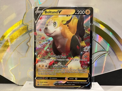 Pokemon TCG Black Star Promo SWSH219 - Boltund V - Ultra Rare - NM