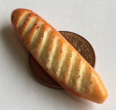 Puppenhaus handgefertigt Panini Brotlaib Zubehör Maßstab 1:12 Tumdee