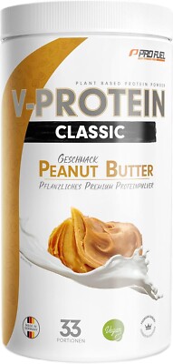 ProFuel V-Protein Classic Peanut Butter 1000g / 33 serv 11/24 + vegane Samples