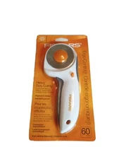 Fiskars Ergo Control 60 mm Rotary Cutter for Heavy Duty Cutting 197940