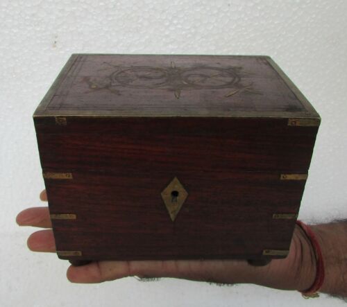 Vintage old Wooden Perfume Bottle Box