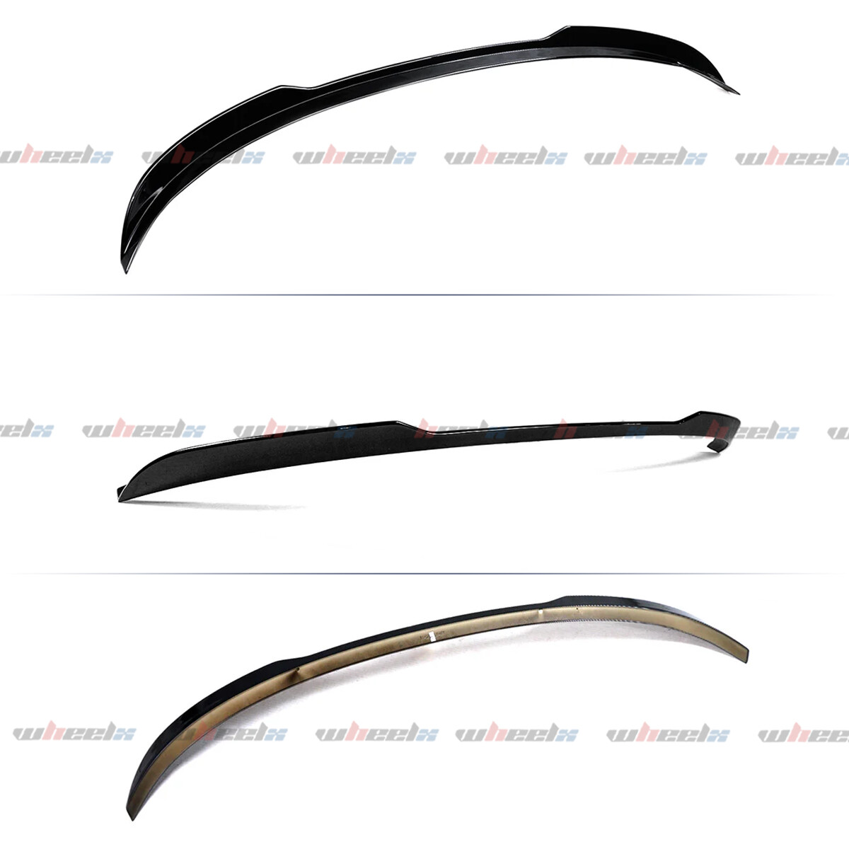 FOR 22-25 CIVIC HATCHBACK FL2 FL5 V2 STYLE TRUNK SPOILER LIP + REAR ROOF SPOILER