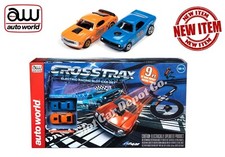 CrossTrax Road Course 9' Slot Race Set '70 Mustang  '70 Cuda SRS351